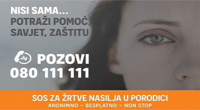 Tokom mjeseca oktobra Nacionalna SOS linija zaprimila 282 poziva